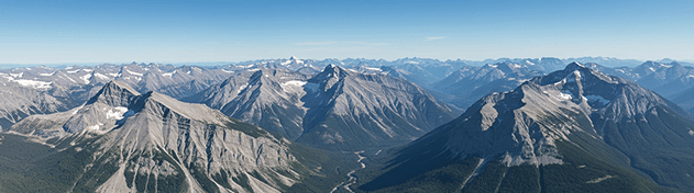 The 	Canadian Rockies